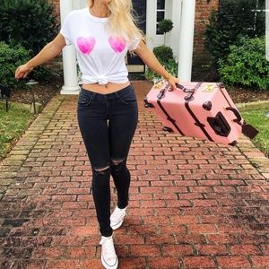 Blaine Bowen Save The Tatas Hearts Tee